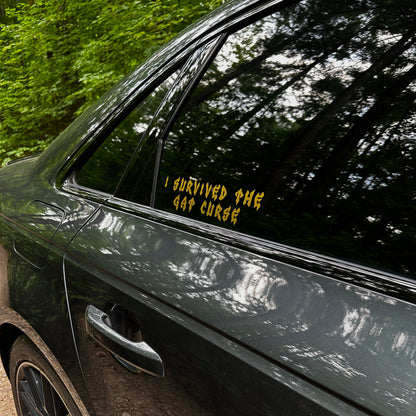 I SURVIVED THE GAT CURSE - Vinyl Decal