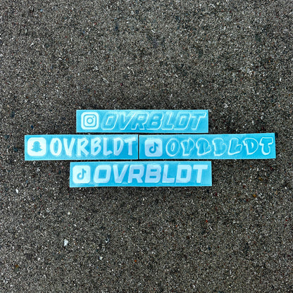 Custom Social Media Username - Vinyl Decal