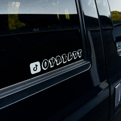 Custom Social Media Username - Vinyl Decal