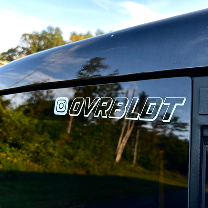 Custom Social Media Username - Vinyl Decal