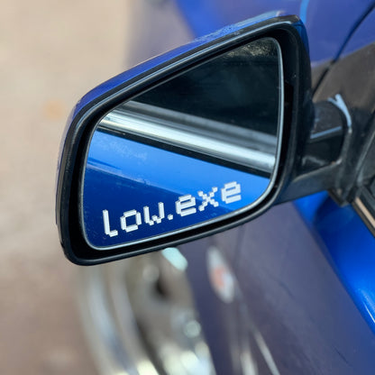 low.exe - Vinyl Decal