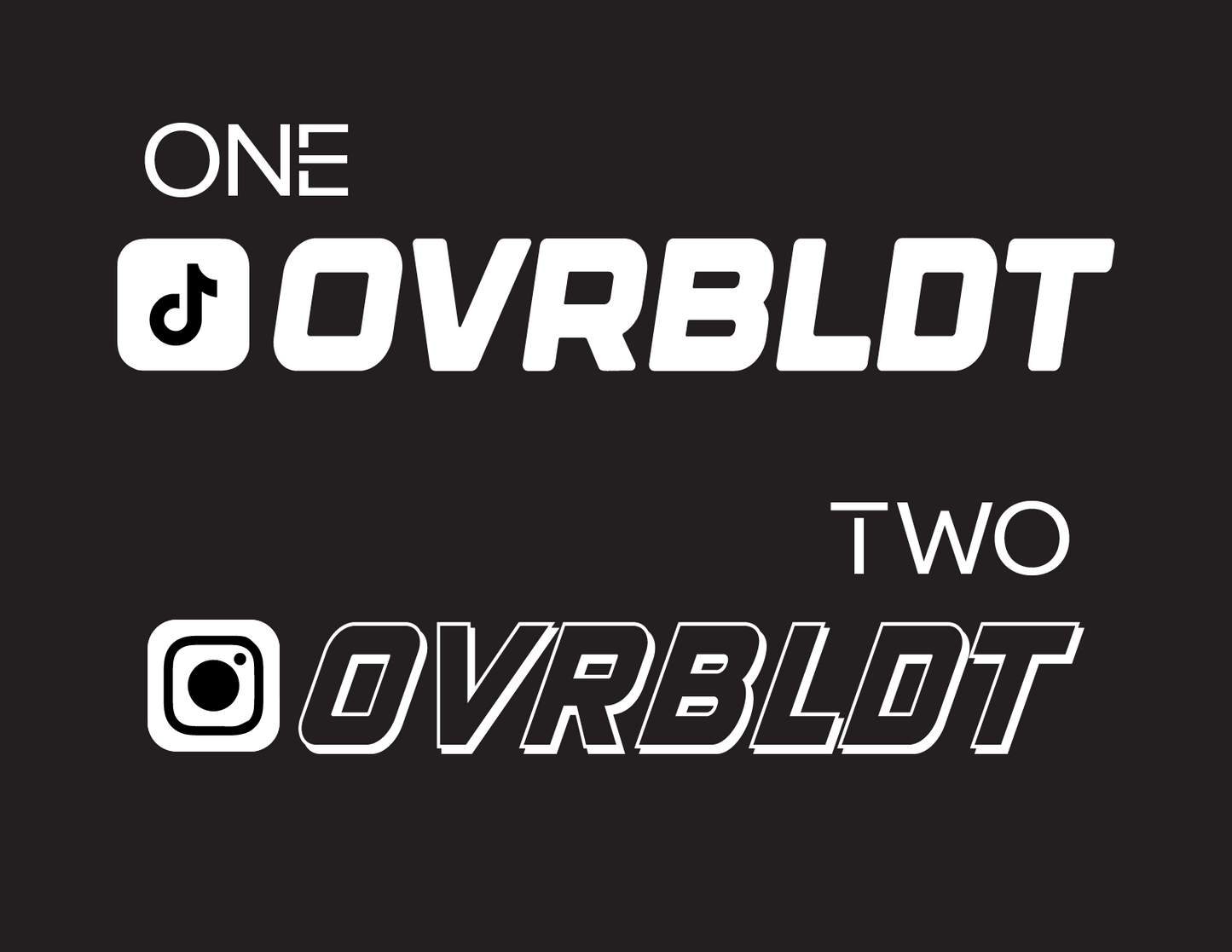 Custom Social Media Username - Vinyl Decal