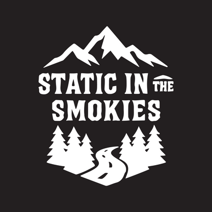 STATIC IN THE SMOKIES - Vinyl Decal