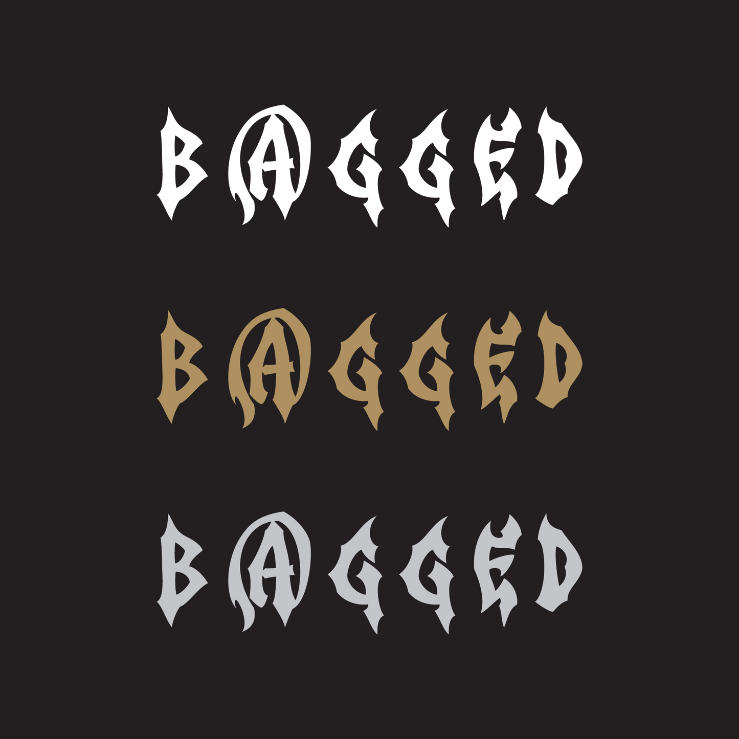 BAGGED - Vinyl Decal