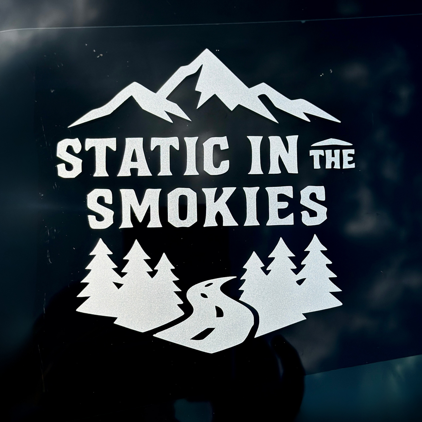 STATIC IN THE SMOKIES - Vinyl Decal